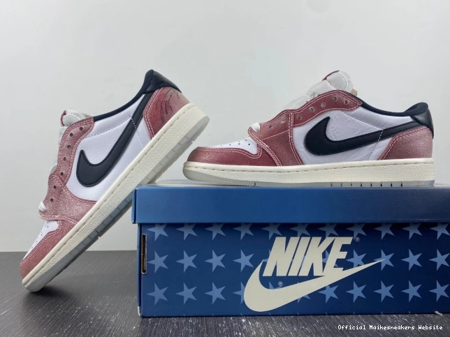 Official Maikesneakers 1 FN0432-017 TROPHY LOW 'RED BLACK' AIR OG ROOM JORDAN X 0812